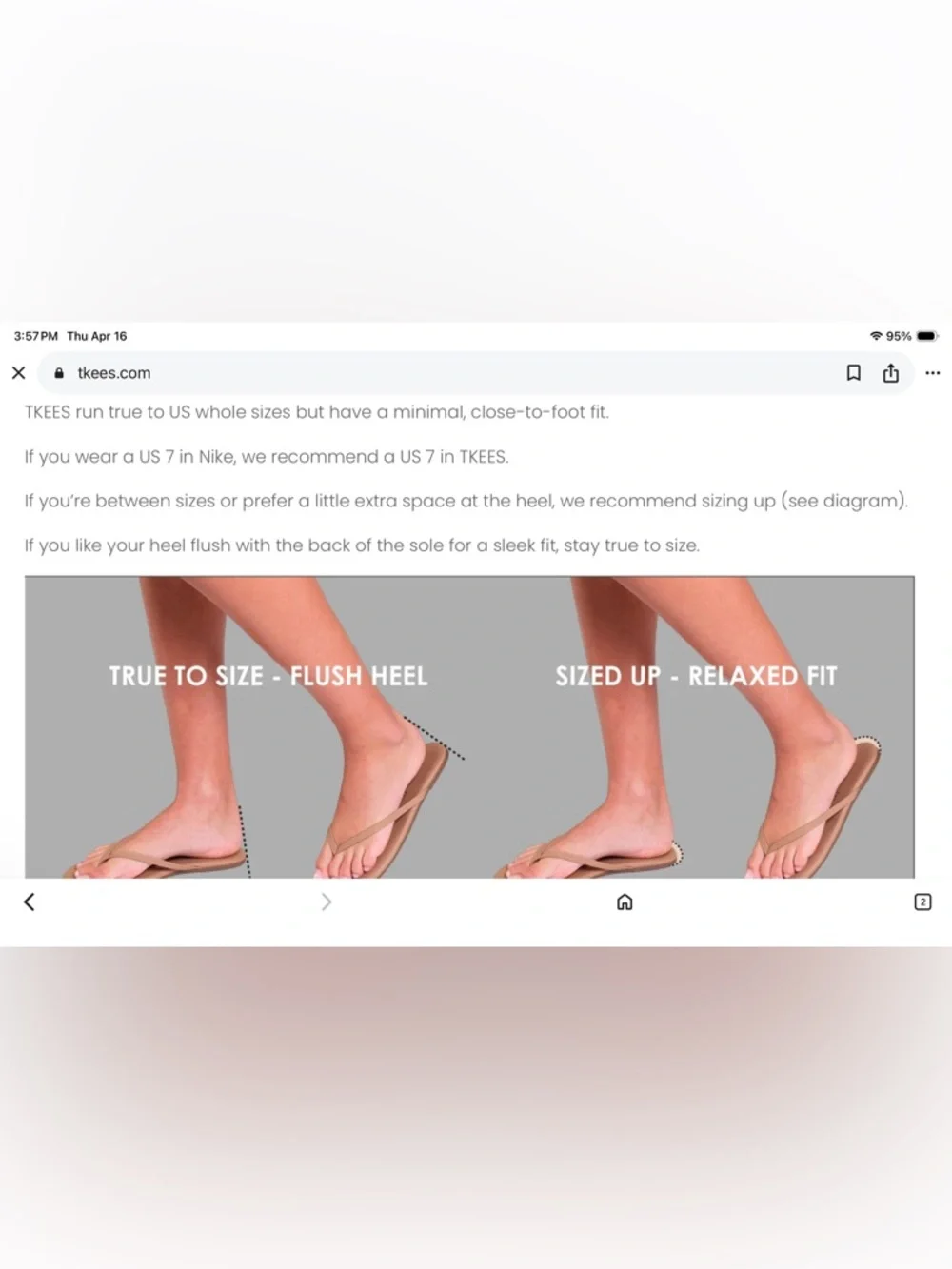 TKEES Women’s Leah Buff  Sandals - Picture 8 of 9